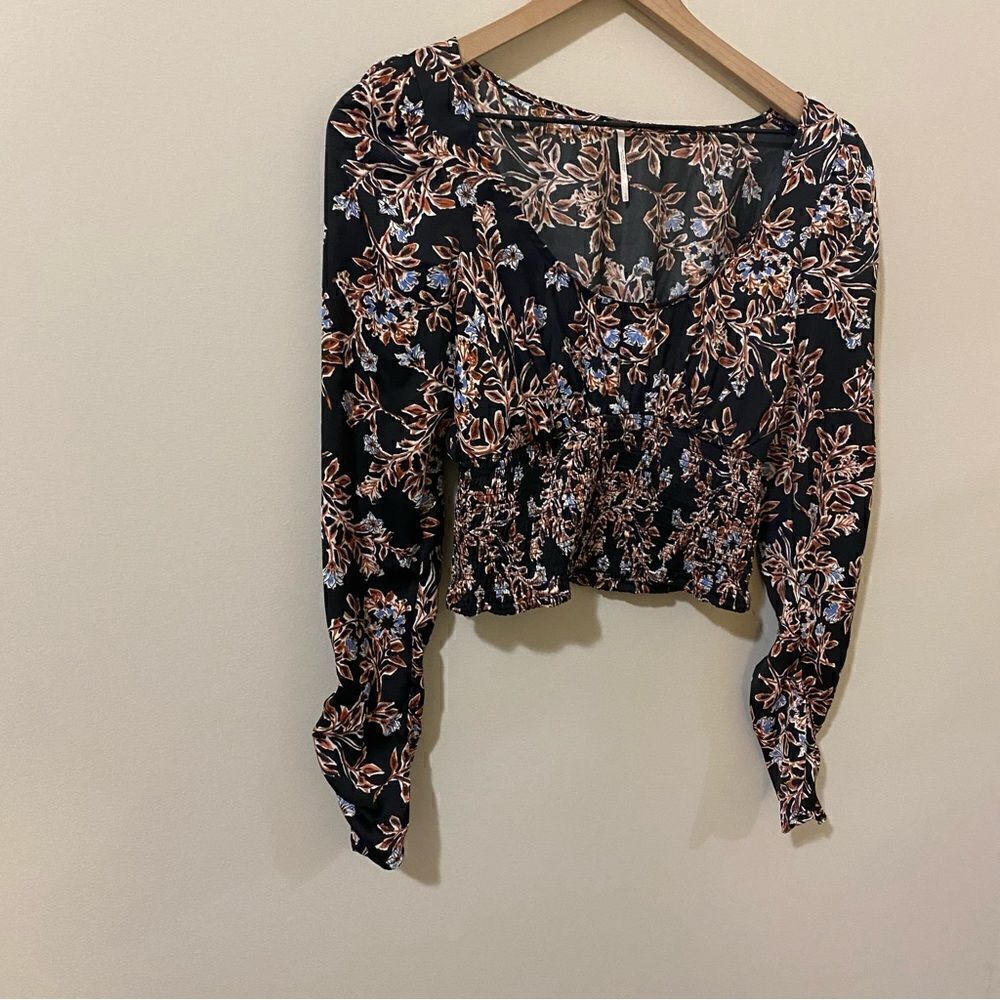 Free People Santiago Scoop Neck Printed Top - Picture 6 of 16